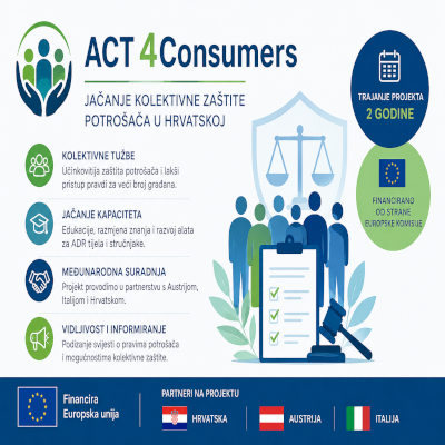 Započela provedba projekta ACT 4Consumers