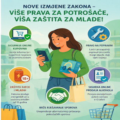 Što potrošačima donose nove izmjene Zakona o zaštiti potrošača i Zakona o trgovini?